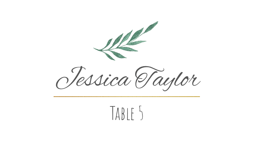 Placecard Design