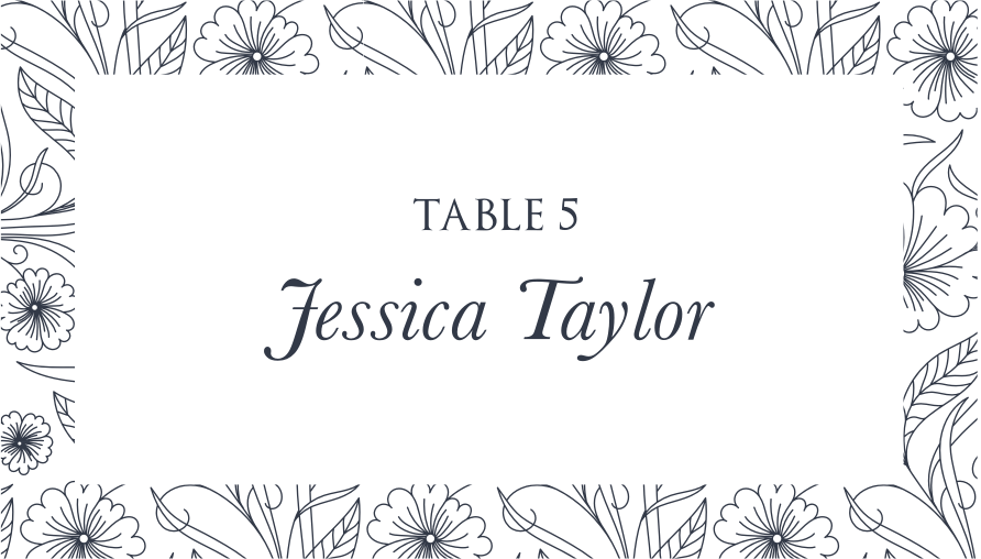 Placecard Design