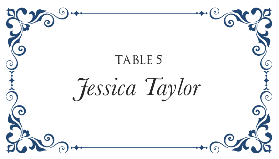 Placecard Design