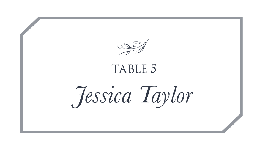 Placecard Design